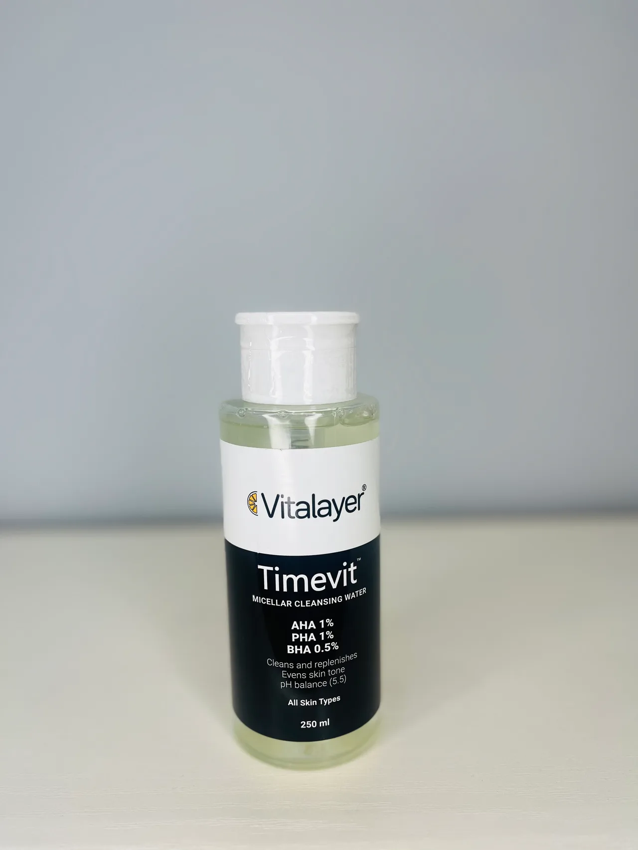 میسلار واتر ویتالیر مدل Timevit رنگ مشکی