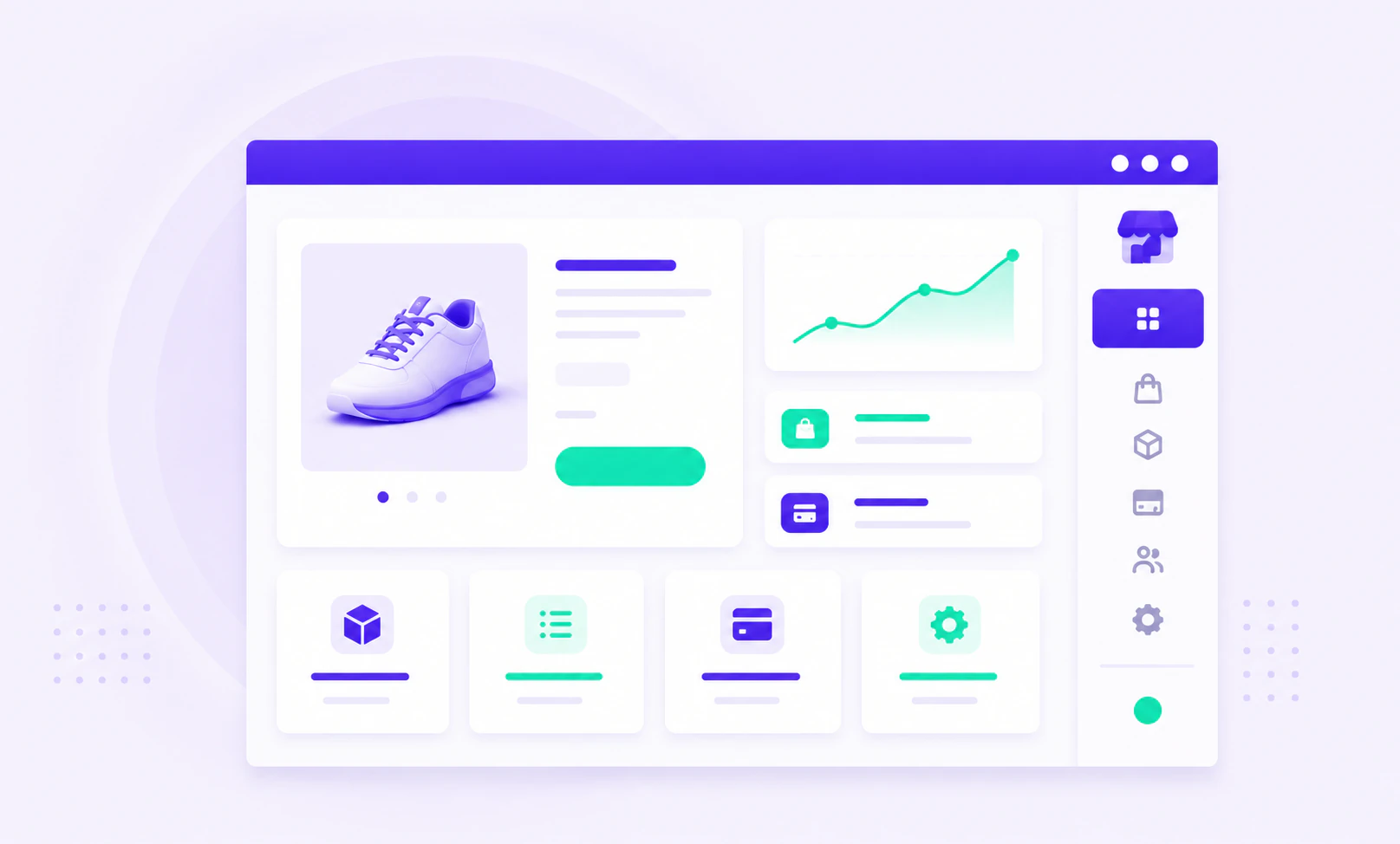 داشبورد فروشگاه اینشاپ